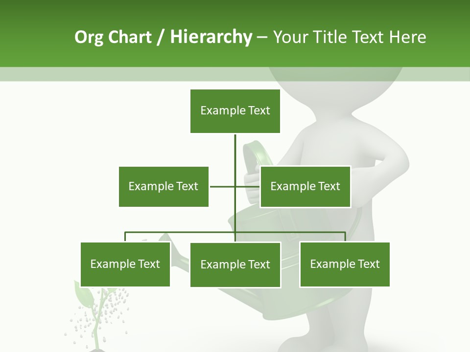Isolated Render Fresh PowerPoint Template