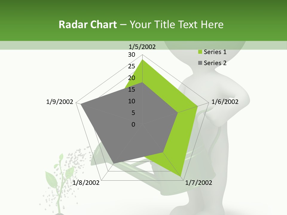 Isolated Render Fresh PowerPoint Template