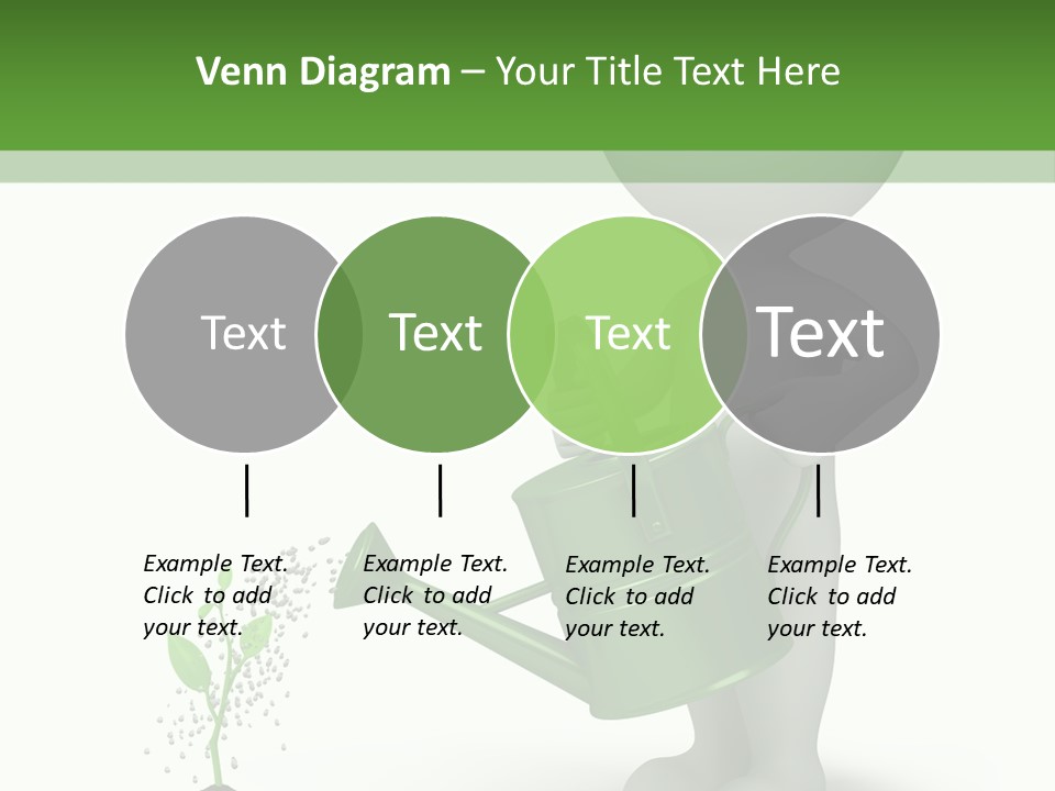 Isolated Render Fresh PowerPoint Template