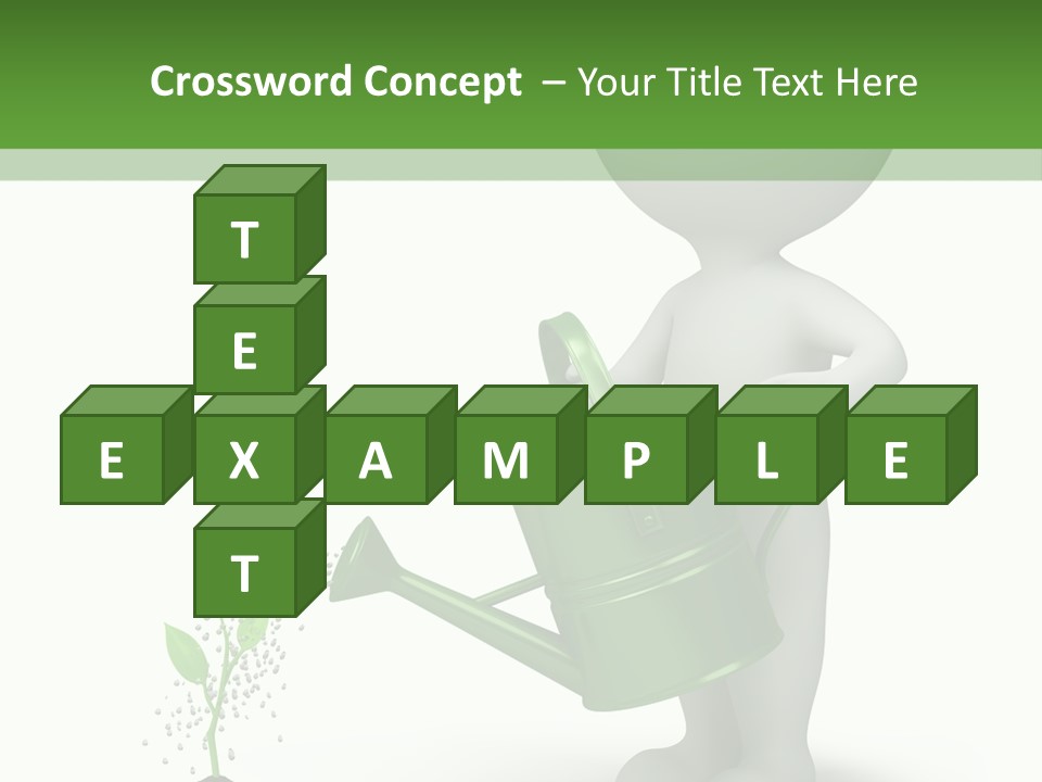 Isolated Render Fresh PowerPoint Template