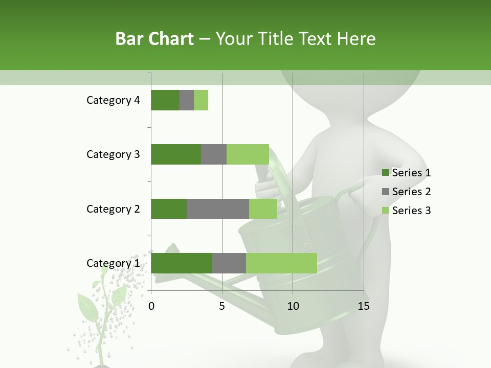Isolated Render Fresh PowerPoint Template