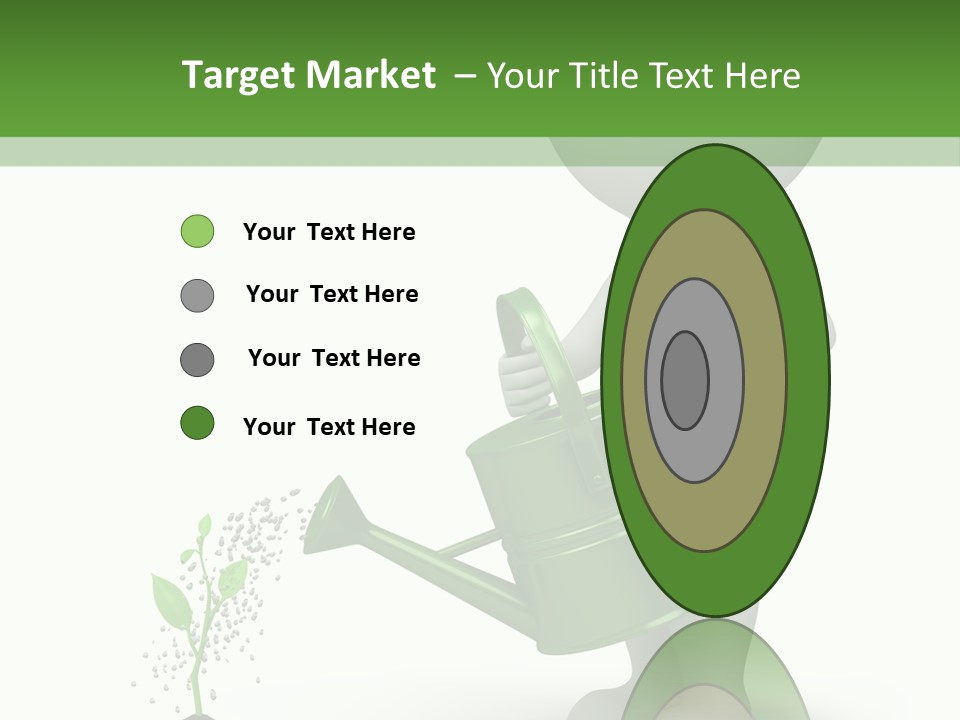 Isolated Render Fresh PowerPoint Template