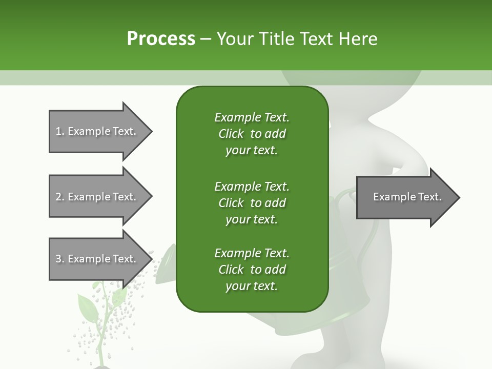 Isolated Render Fresh PowerPoint Template
