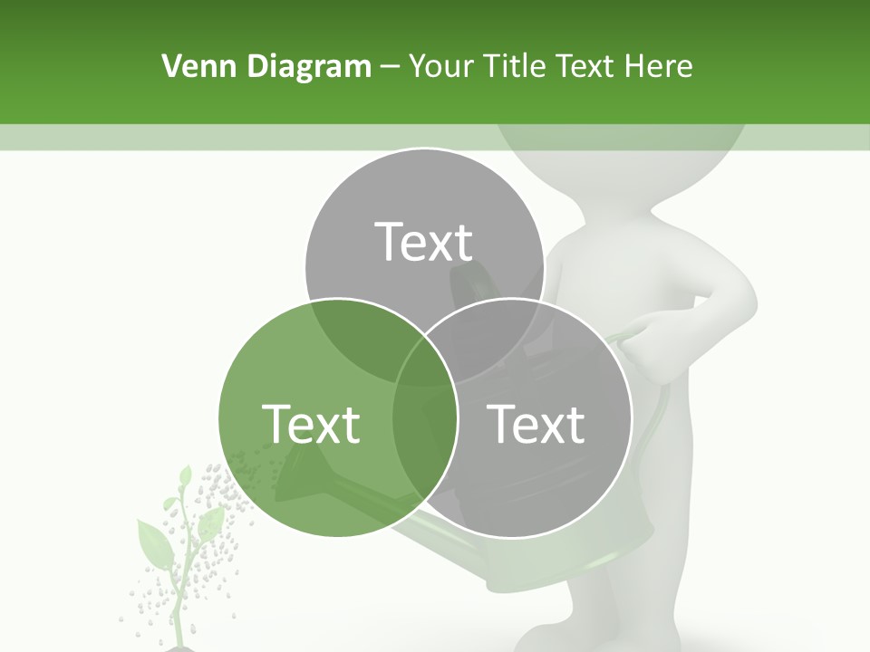 Isolated Render Fresh PowerPoint Template