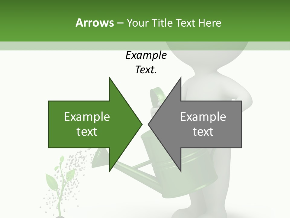 Isolated Render Fresh PowerPoint Template