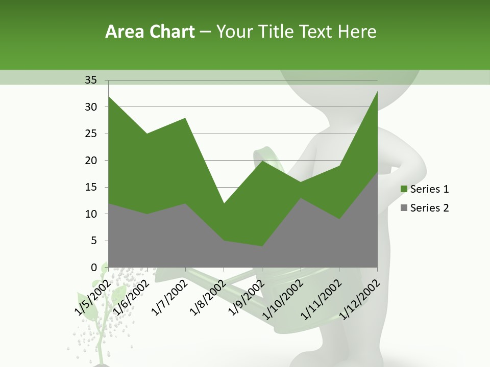 Isolated Render Fresh PowerPoint Template