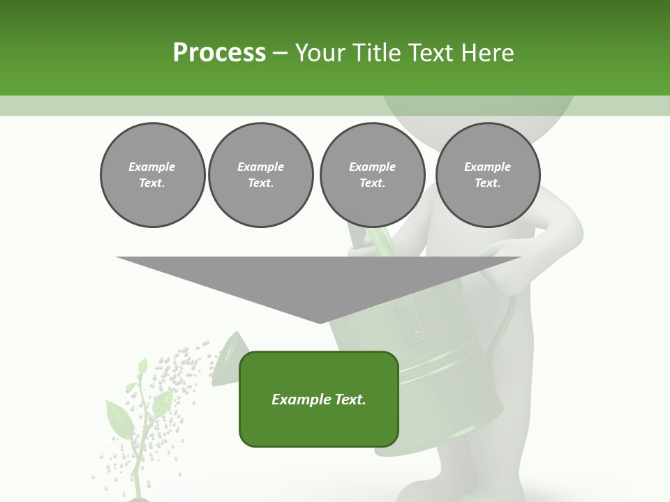 Isolated Render Fresh PowerPoint Template
