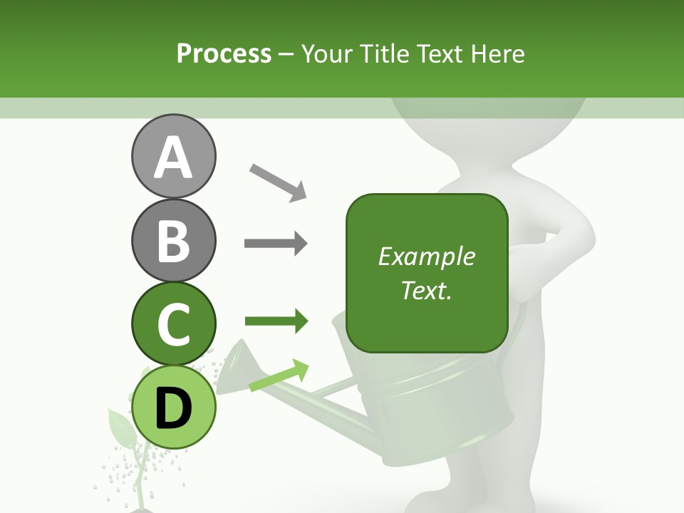 Isolated Render Fresh PowerPoint Template