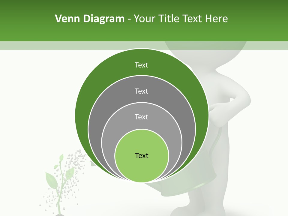 Isolated Render Fresh PowerPoint Template