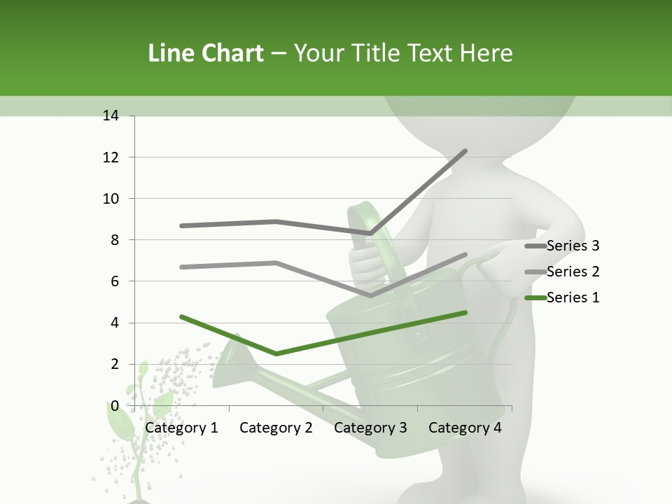 Isolated Render Fresh PowerPoint Template