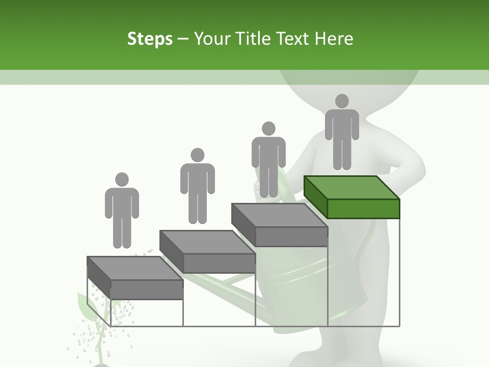 Isolated Render Fresh PowerPoint Template