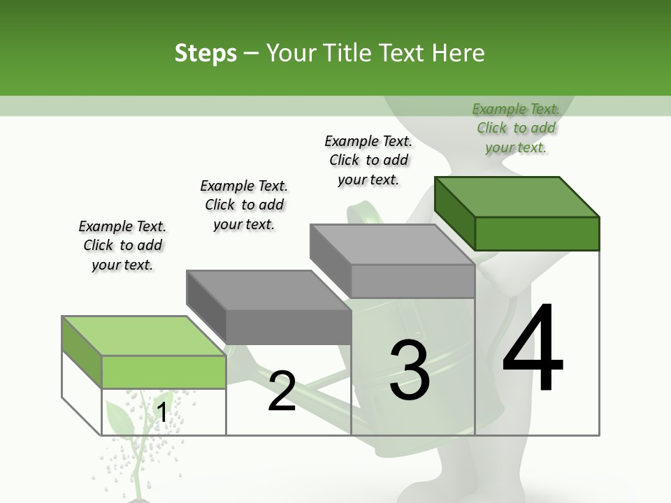 Isolated Render Fresh PowerPoint Template