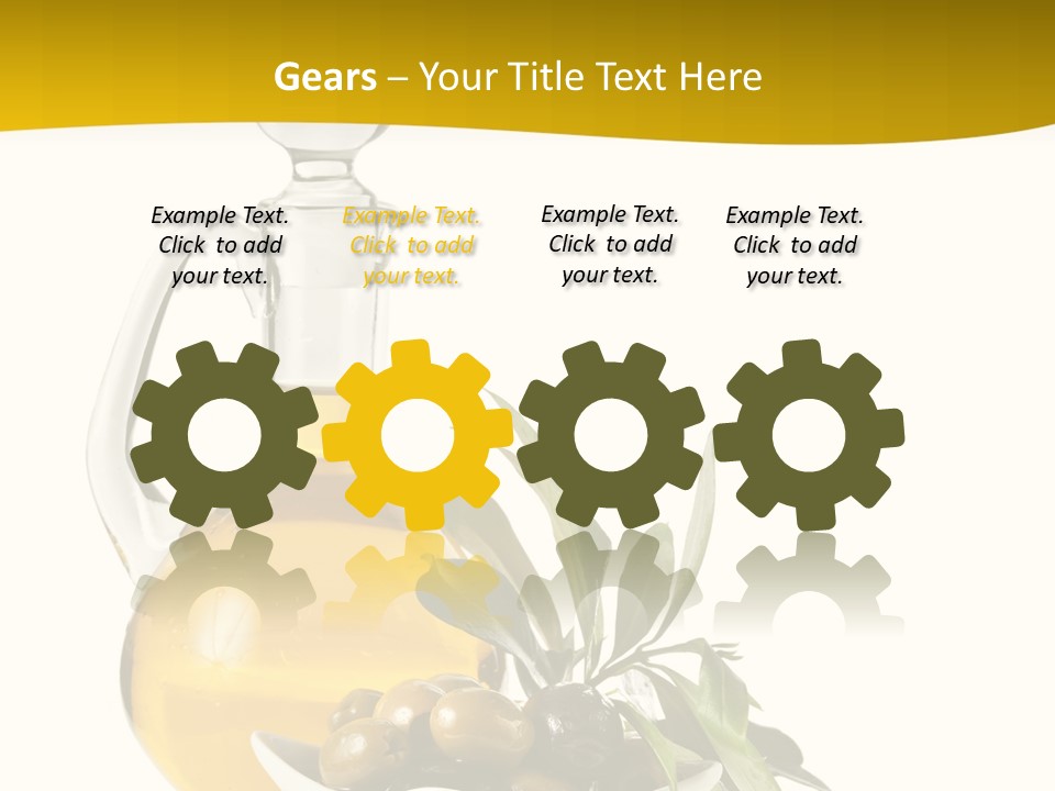 Glass Leaf Transparent PowerPoint Template