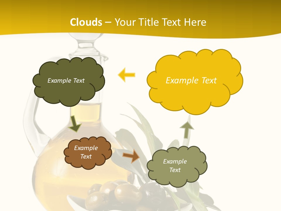 Glass Leaf Transparent PowerPoint Template