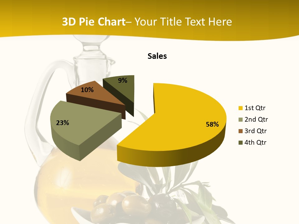 Glass Leaf Transparent PowerPoint Template