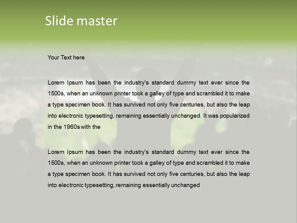 Event Club Football PowerPoint Template