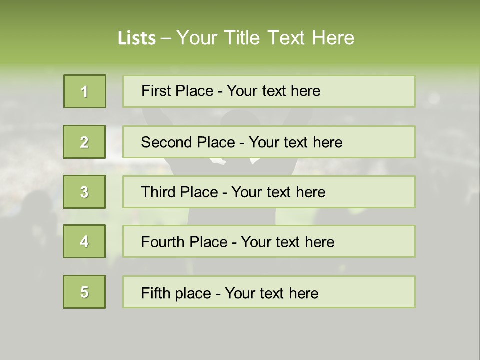 Event Club Football PowerPoint Template
