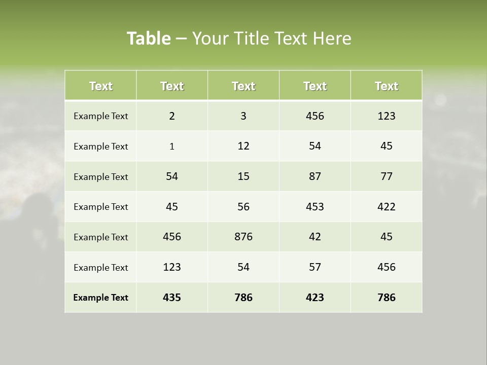 Event Club Football PowerPoint Template