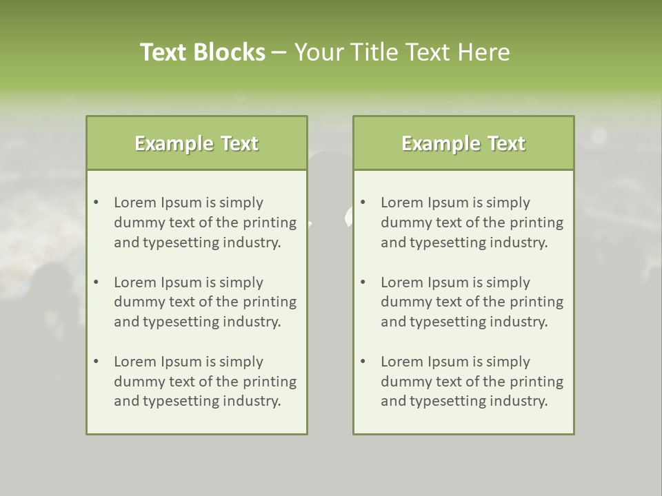 Event Club Football PowerPoint Template