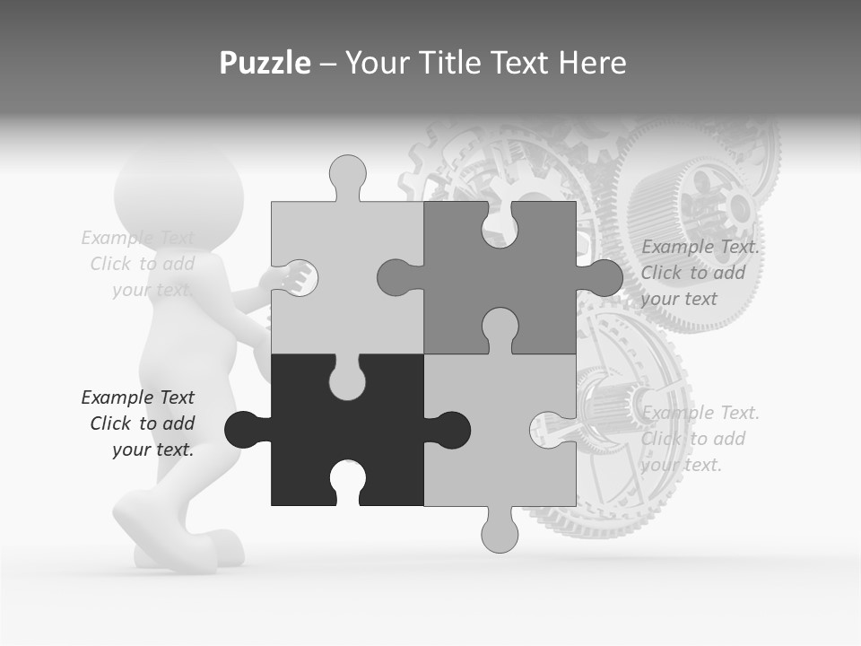 Person Men Development PowerPoint Template