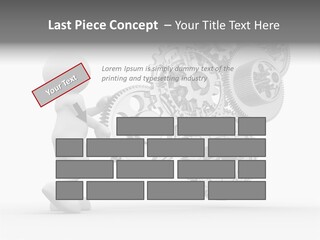 Person Men Development PowerPoint Template