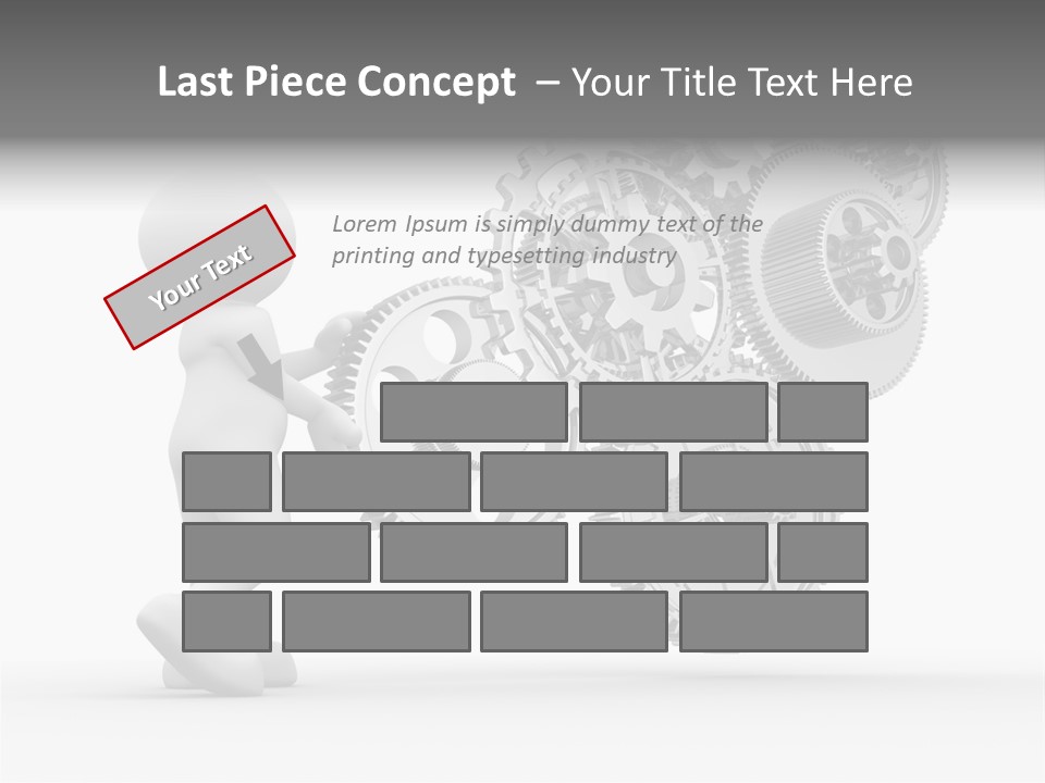 Person Men Development PowerPoint Template