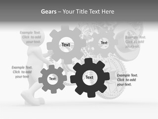 Person Men Development PowerPoint Template