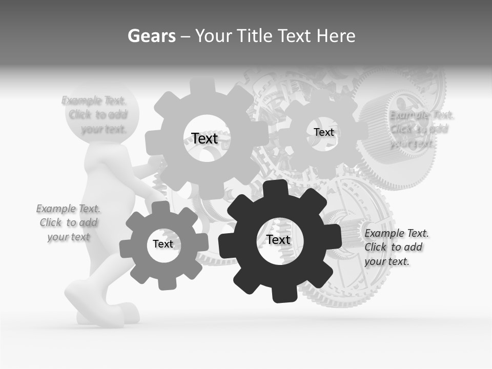 Person Men Development PowerPoint Template