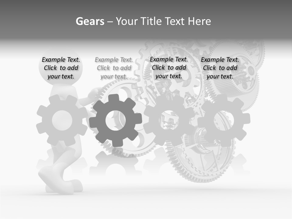 Person Men Development PowerPoint Template