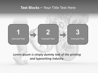 Person Men Development PowerPoint Template