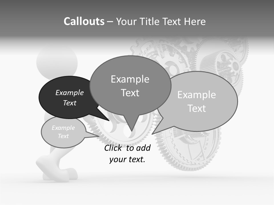 Person Men Development PowerPoint Template