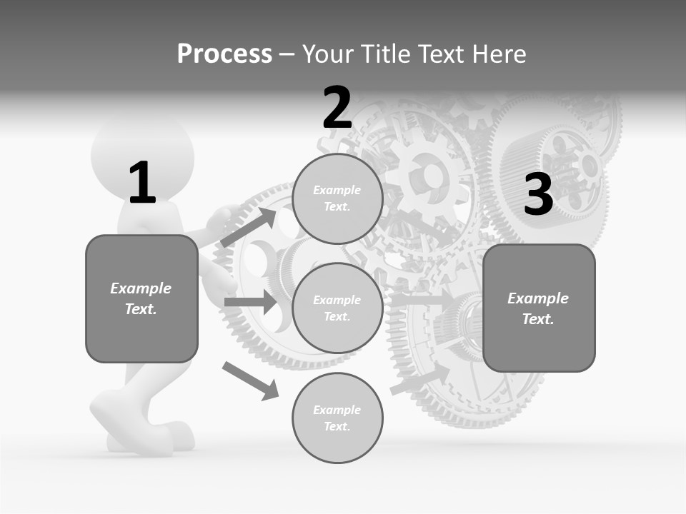 Person Men Development PowerPoint Template