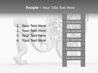 Person Men Development PowerPoint Template