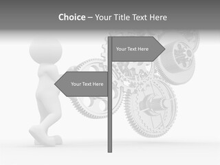 Person Men Development PowerPoint Template