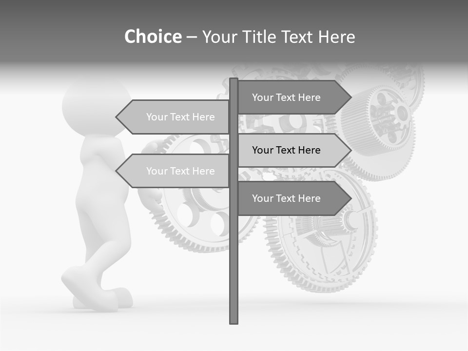 Person Men Development PowerPoint Template