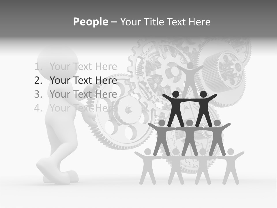 Person Men Development PowerPoint Template