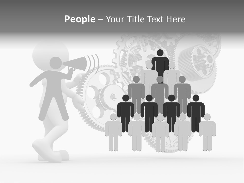 Person Men Development PowerPoint Template