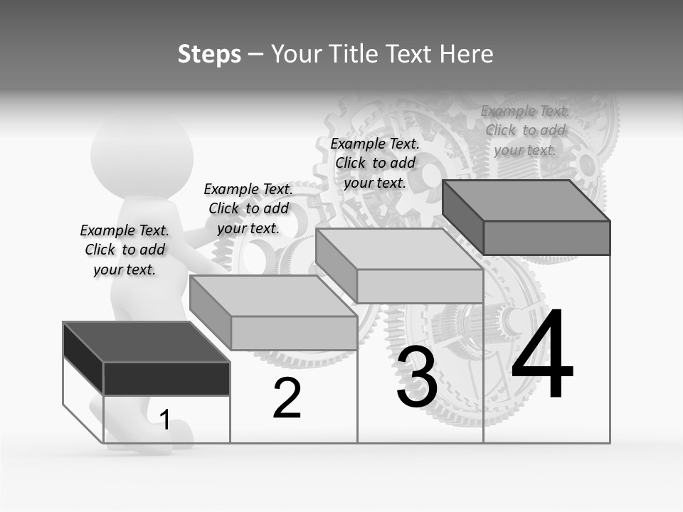 Person Men Development PowerPoint Template