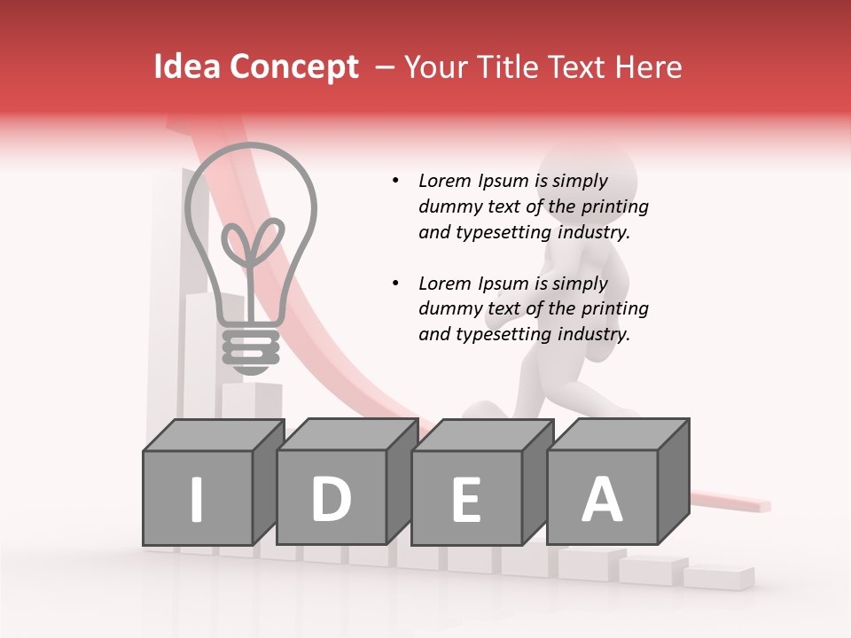 Human Business Growth PowerPoint Template