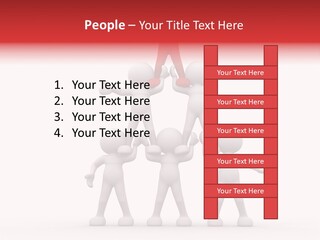 Support Assistance Person PowerPoint Template