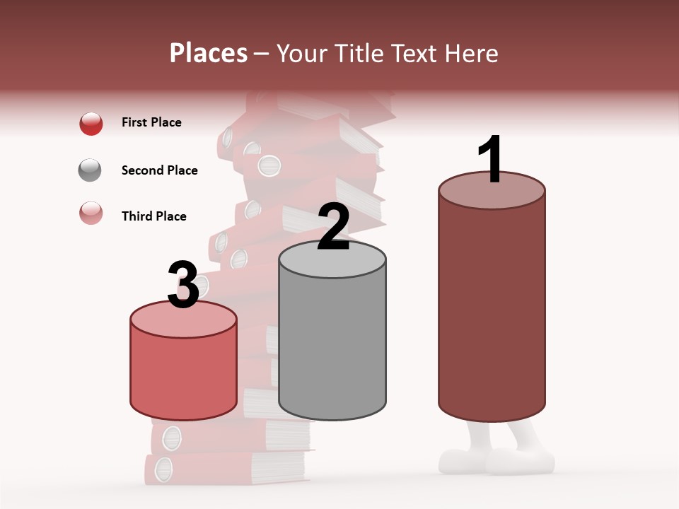 Technology Secretariat Person PowerPoint Template