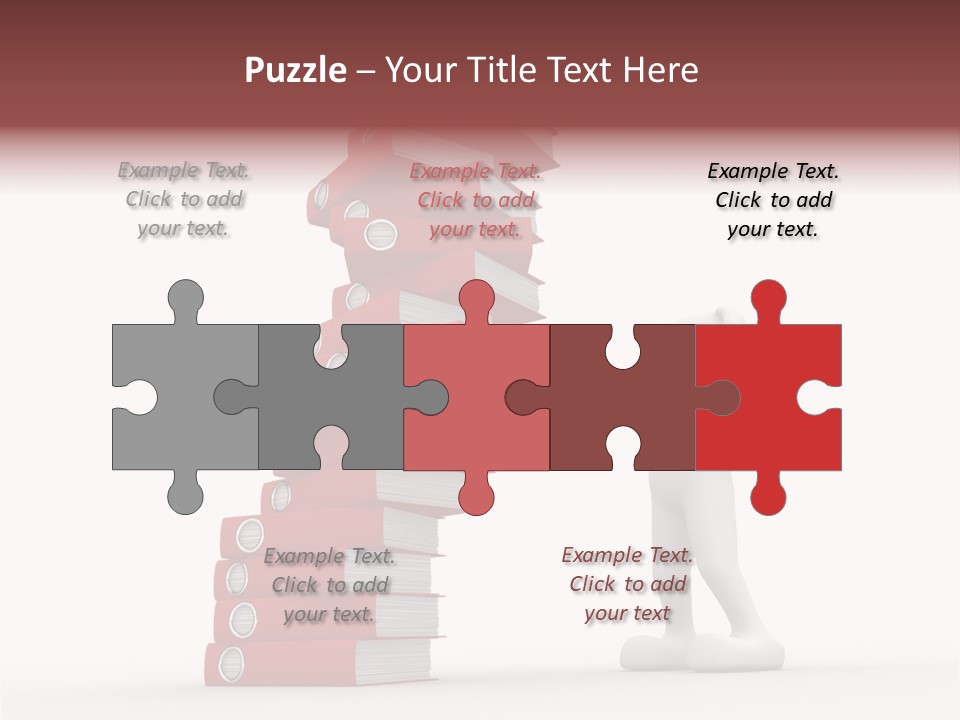 Technology Secretariat Person PowerPoint Template