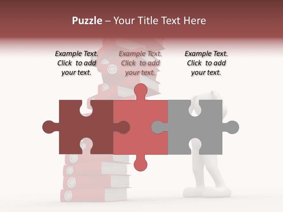 Technology Secretariat Person PowerPoint Template