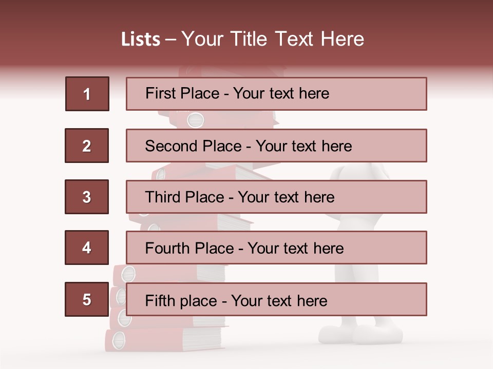 Technology Secretariat Person PowerPoint Template