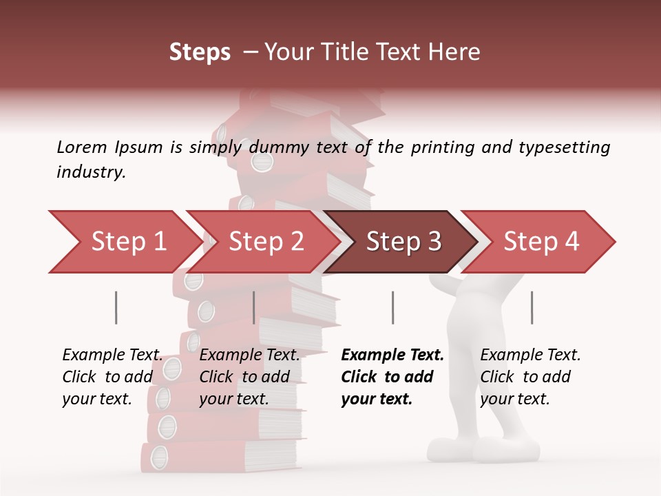 Technology Secretariat Person PowerPoint Template