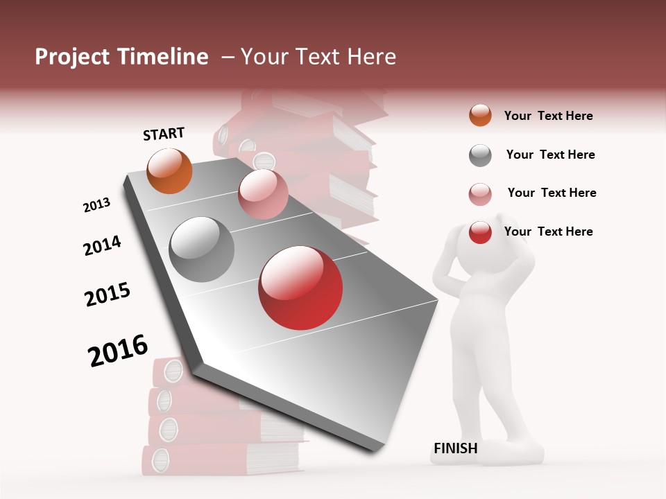 Technology Secretariat Person PowerPoint Template