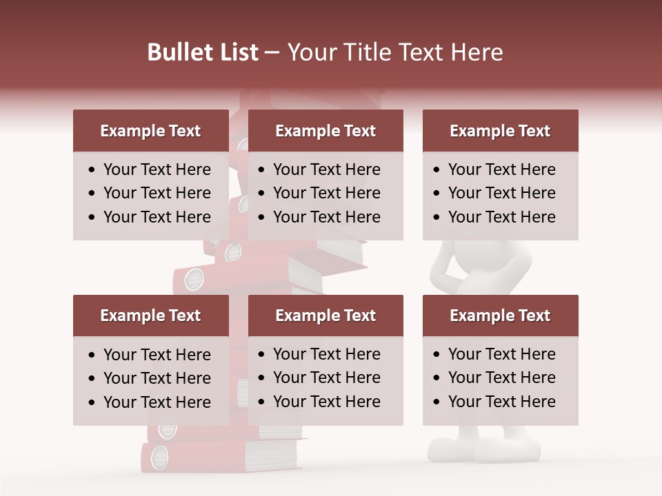 Technology Secretariat Person PowerPoint Template