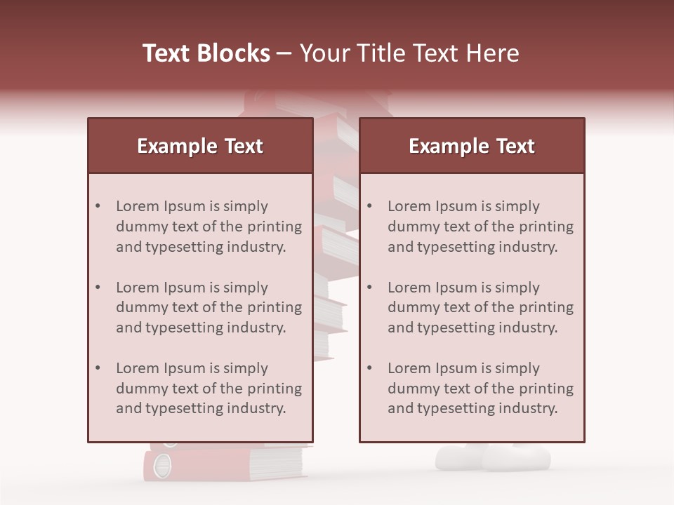 Technology Secretariat Person PowerPoint Template