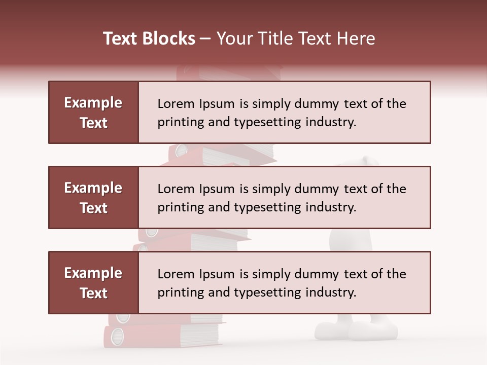 Technology Secretariat Person PowerPoint Template