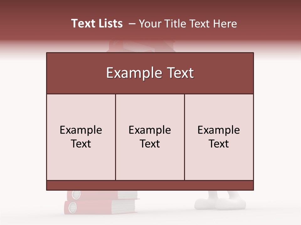Technology Secretariat Person PowerPoint Template